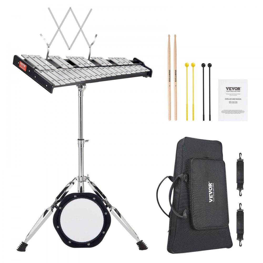 KS-32W - 32-Note Glockenspiel Kit with Sturdy Stand & Accessories