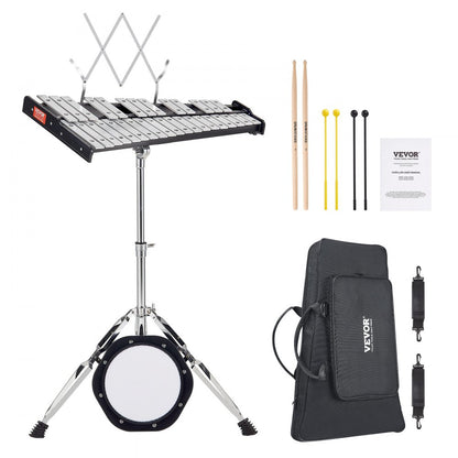 KS-32W - 32-Note Glockenspiel Kit with Sturdy Stand & Accessories