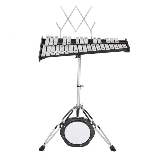 KS-32W - 32-Note Glockenspiel Kit with Sturdy Stand & Accessories