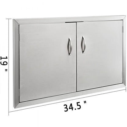CGM-34.5x19IN - Premium Stainless Steel BBQ Access Doors with Seamless Design