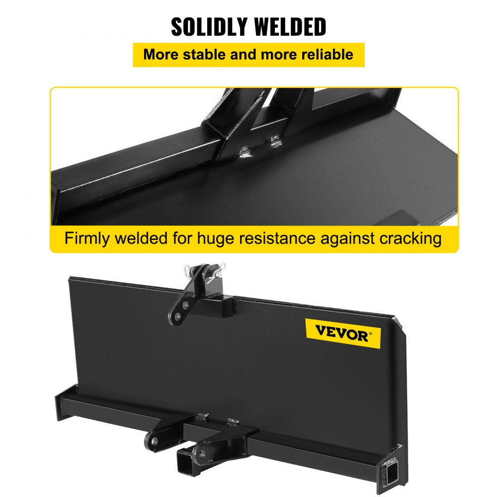 RACK-A67 - 3-Point Steel Mount Plate for Quick Attach Installations