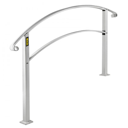 LTFSBS-3FT - Sturdy Wrought Iron Handrail for 3 Steps, Rustproof Design