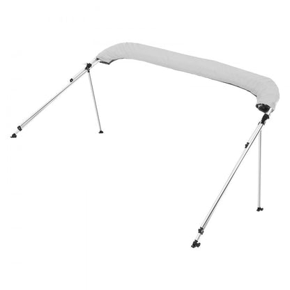 3 Bow - 6'L Aluminum Awning Canopy for Boats with Quick-Release Straps