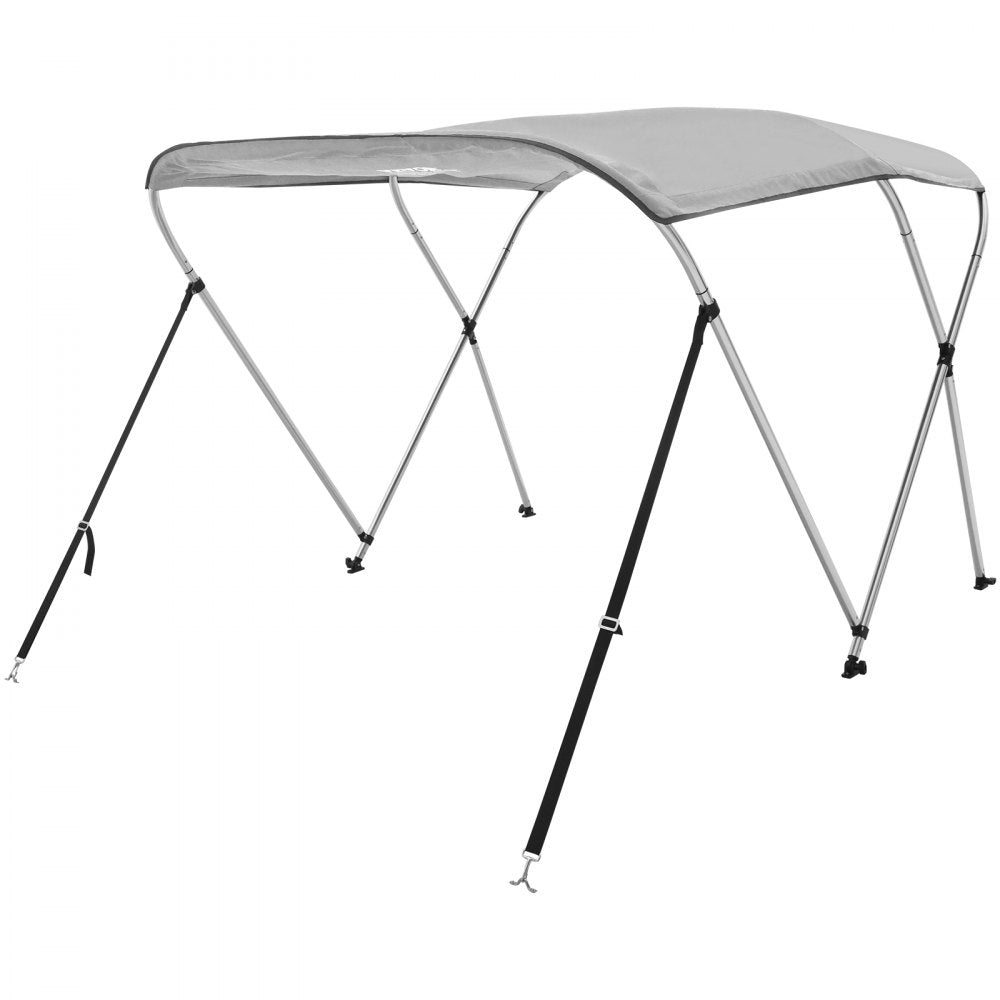 3 Bow 6'L × 46" H × 61" - 66" W - Durable 900D Polyester Bimini Top