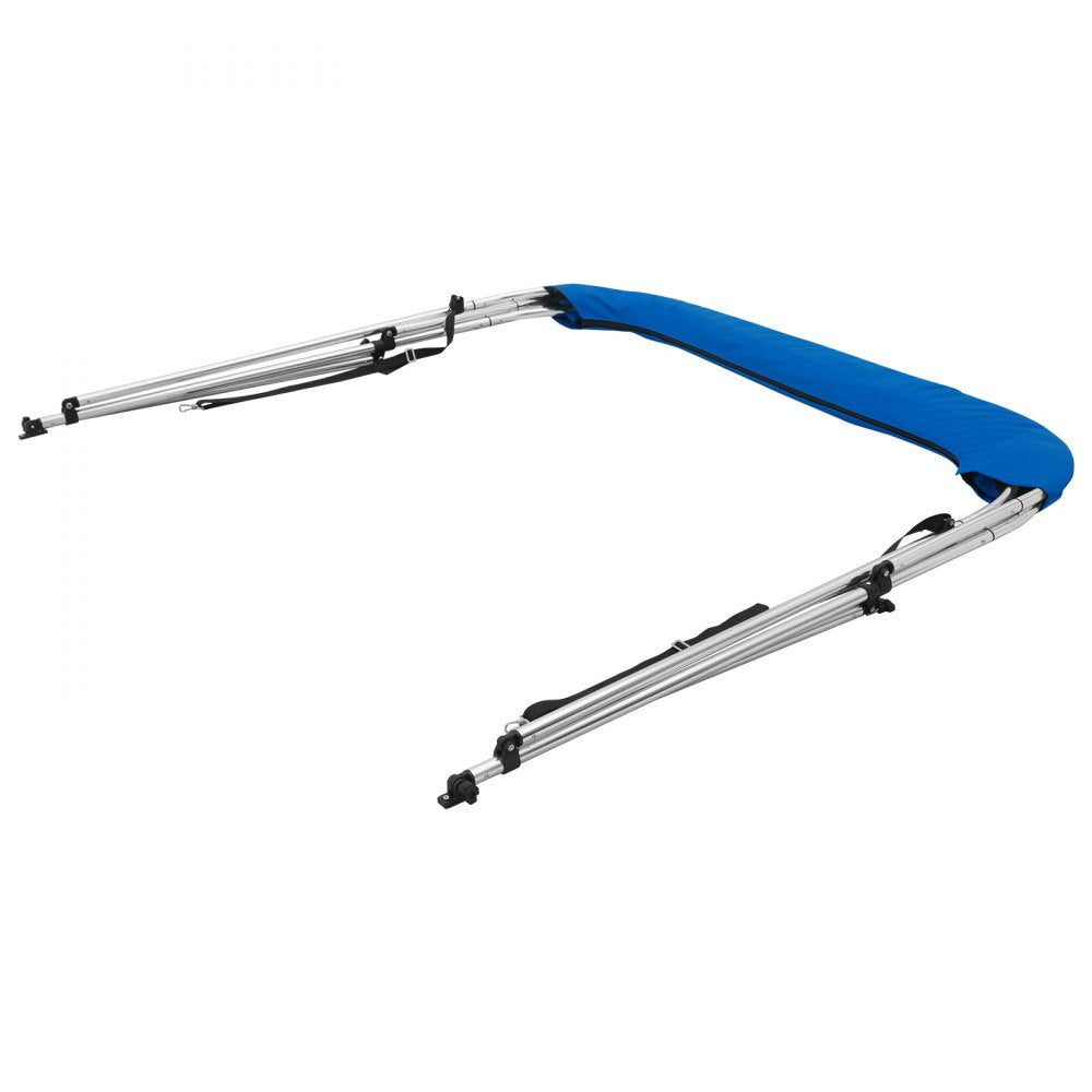 3 Bow 6'L × 46" H × 61" - 66" W - VEVOR Waterproof Bimini Top with Aluminum Frame