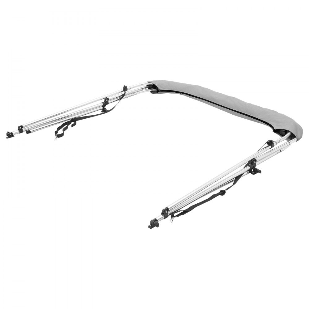3 Bow 6'L × 46" H × 67" - 72" W - Durable Waterproof Bimini Top for Boats
