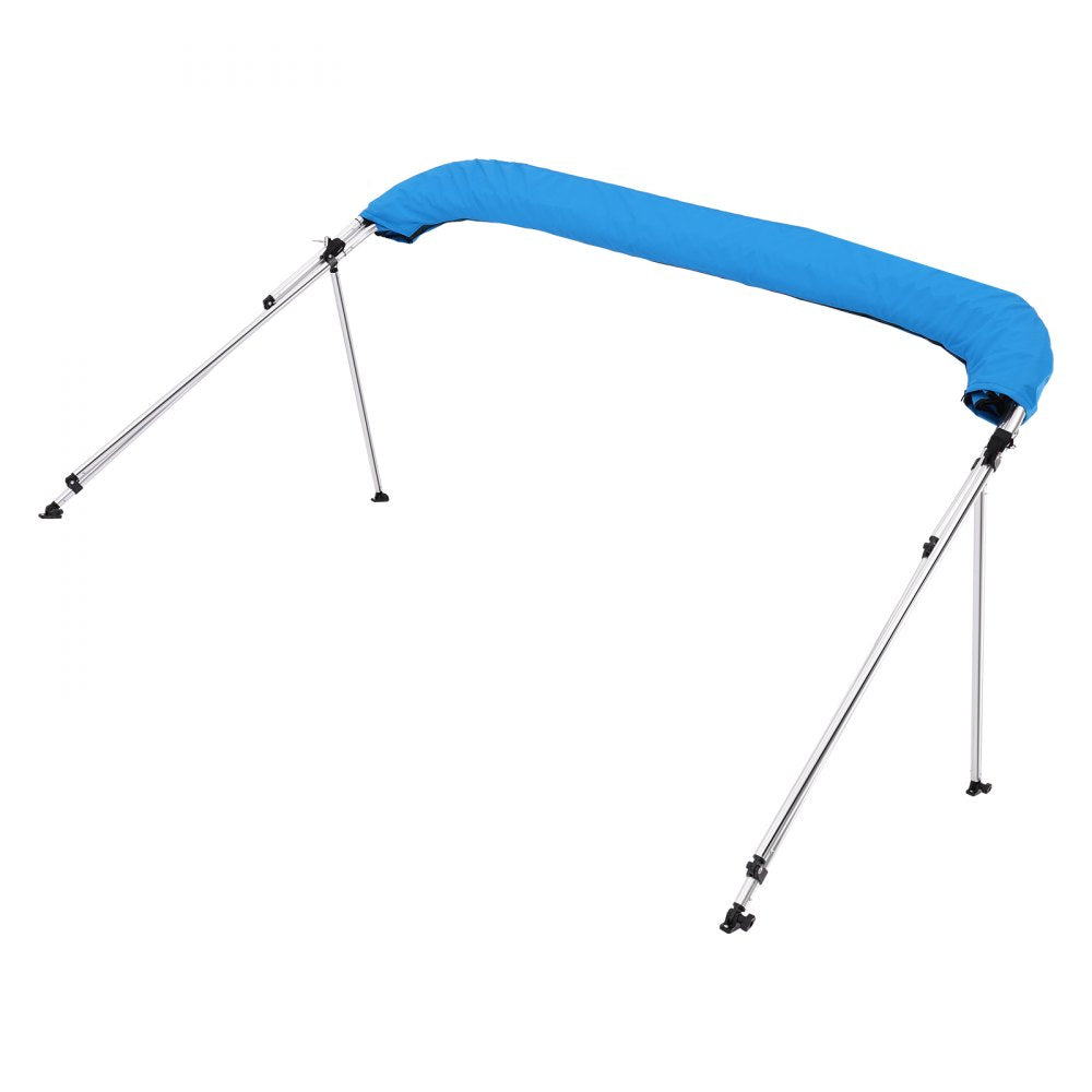 3 Bow 6'L×46"H ×79"-84"W - Durable Polyester Boat Bimini Top with Storage Bag