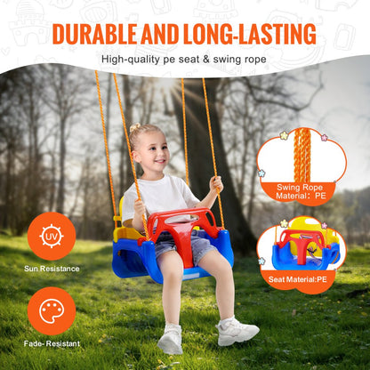 TL18B-01 - 3-in-1 Adjustable Toddler Swing Seat for Ages 6 Months to 10 Years