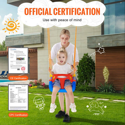 TL18B-01 - 3-in-1 Adjustable Toddler Swing Seat for Ages 6 Months to 10 Years