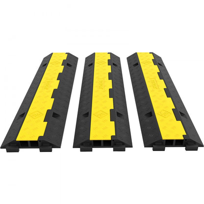 010293714399 - Heavy-Duty Rubber Cable Ramp for Vehicle Safety, 11,000 lbs Capacity
