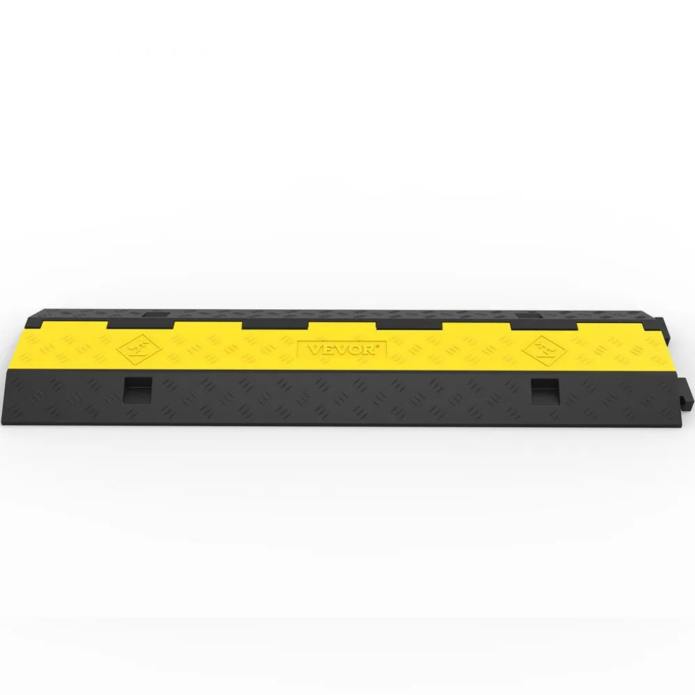 010293714399 - Heavy-Duty Rubber Cable Ramp for Vehicle Safety, 11,000 lbs Capacity