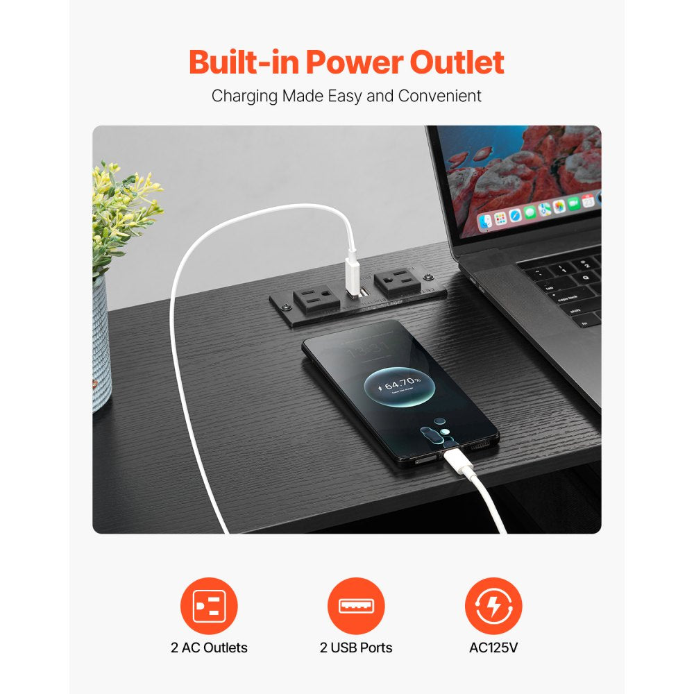 ZWE-BC-SS-07 - LED-Illuminated Fabric Dresser with Remote Control & Charging Drawers