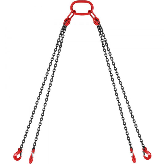 010610818475 - G80 10FT Chain Sling with 11,000 lbs Load Capacity