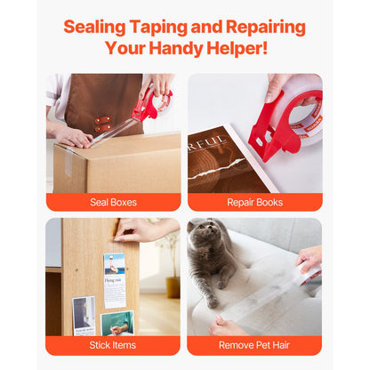 ID274865P12D2 - Heavy Duty Clear Packing Tape: 1.88in x 65yd, 12 Rolls