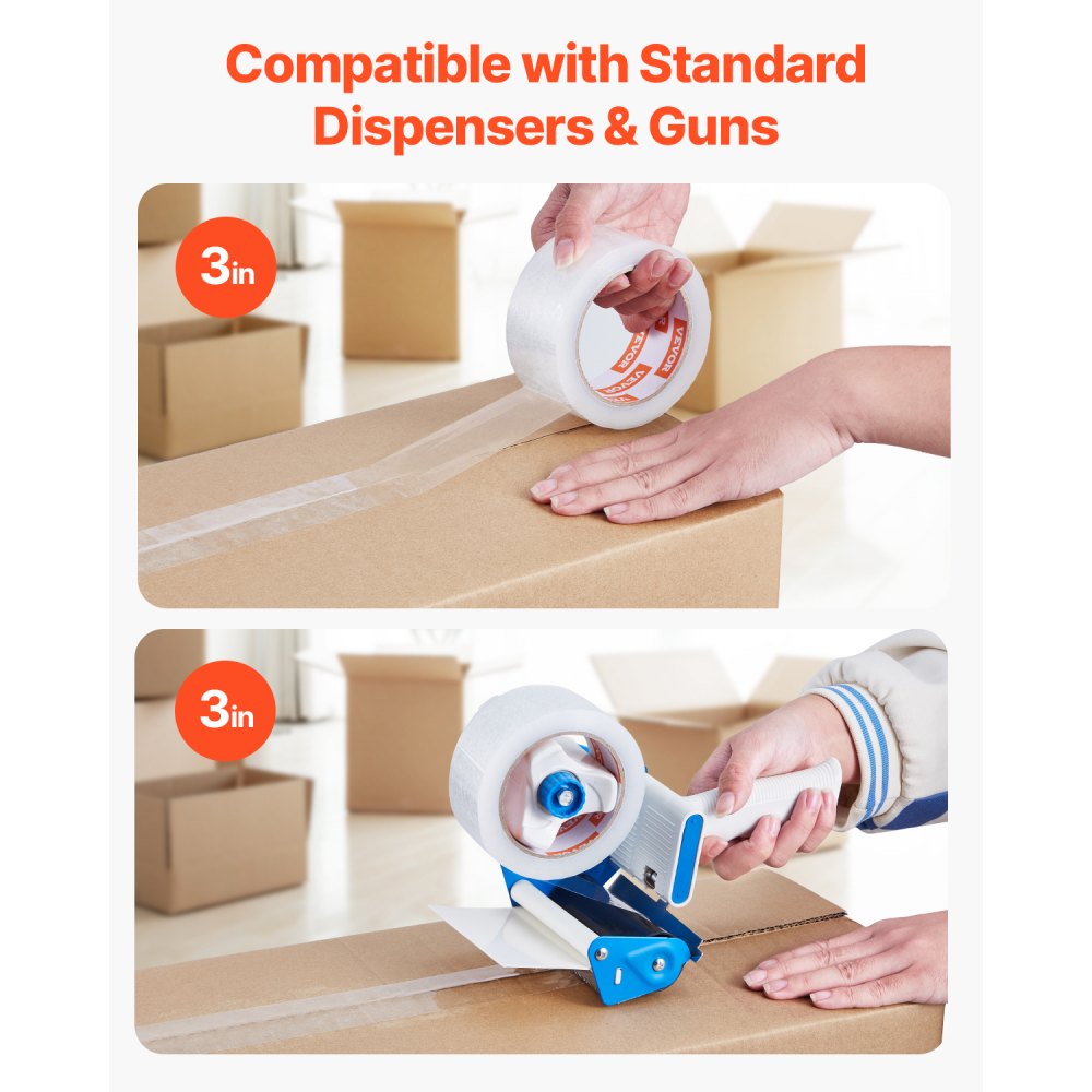 ID274865P3 - Heavy Duty 1.88in Clear Packing Tape, 36 Rolls, 65yd Each