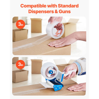 ID274865P3 - Heavy Duty 1.88in Clear Packing Tape, 36 Rolls, 65yd Each