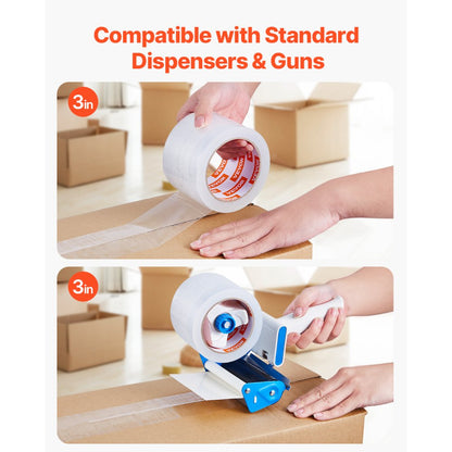 ID277665P6 - Heavy Duty 65yd Clear Packing Tape, 2.7mil, 6 Rolls