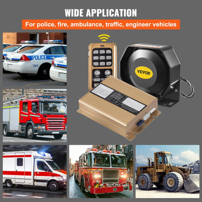 010241005855 - 200W Emergency PA System with Mic & Light Control