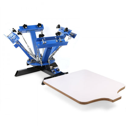 010975615477 - Durable 4-Color Silk Screen Printing Machine for Versatile Projects