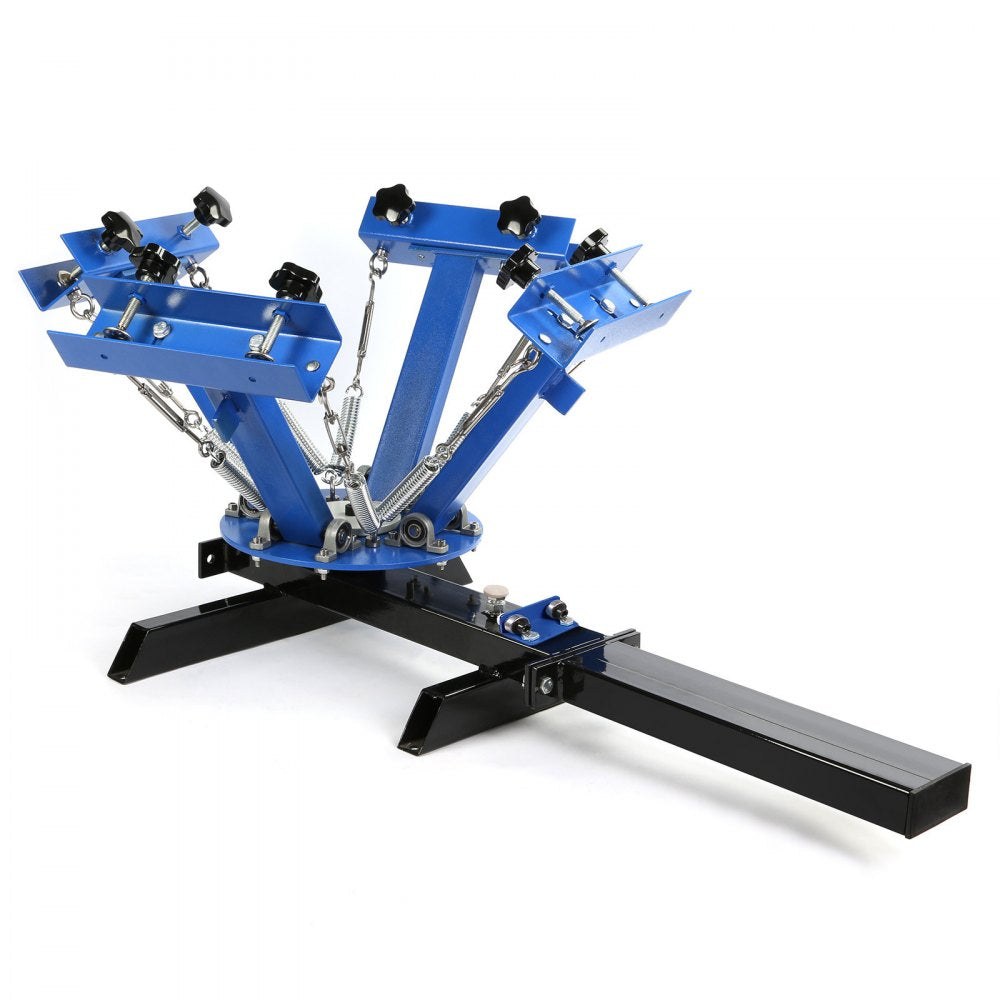 010168850353 - Durable 4 Color 1 Station Silk Screen Printing Press