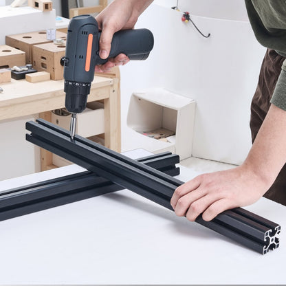 4040-100-4 - 39.37" Anodized Aluminum T-Slot Linear Rail Set