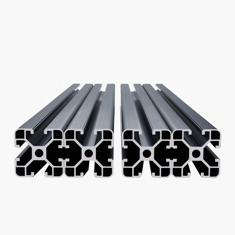 4040-60-4 - Durable 23.6" Anodized Aluminum T-Slot Linear Rail, 4pcs Set