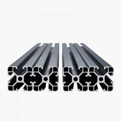 4040-60-4 - Durable 23.6" Anodized Aluminum T-Slot Linear Rail, 4pcs Set
