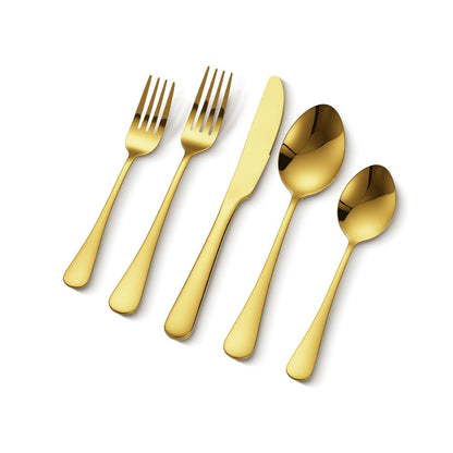 1010-100P-G - Elegant 100-Piece Stainless Steel Cutlery Set for Every Occasion