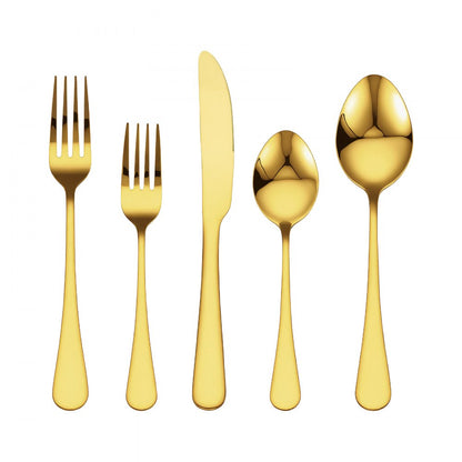 1010-100P-G - Elegant 100-Piece Stainless Steel Cutlery Set for Every Occasion