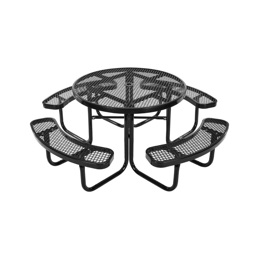 ALF-002 - Durable Round Picnic Table for Outdoor Dining & Activities