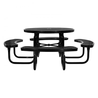 ALF-002 - Durable Round Picnic Table for Outdoor Dining & Activities