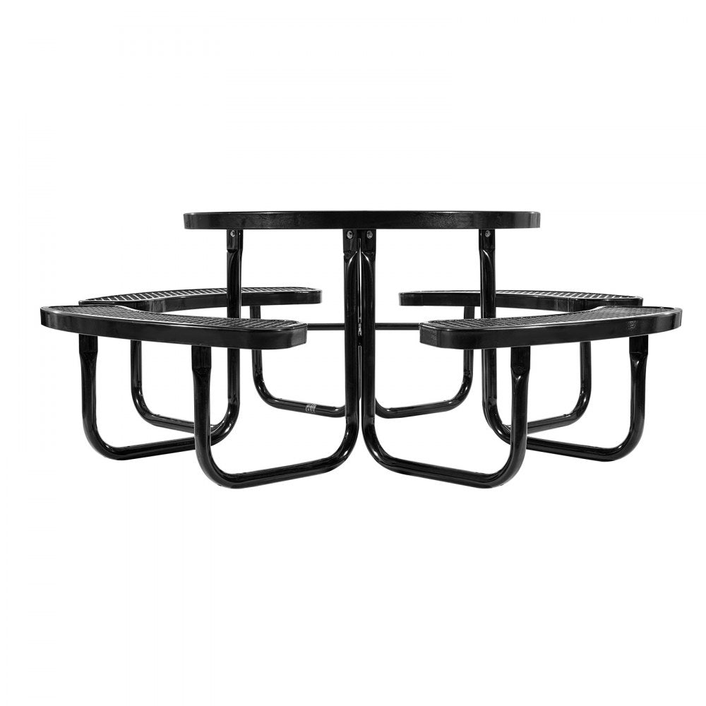 ALF-002 - Durable Round Picnic Table for Outdoor Dining & Activities