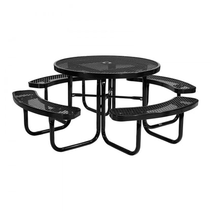 ALF-002 - Durable Round Picnic Table for Outdoor Dining & Activities