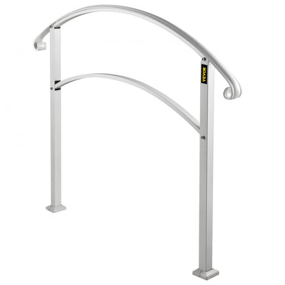 LTFSBS-4FT - Sturdy Outdoor Wrought Iron Handrail for 4-Step Safety