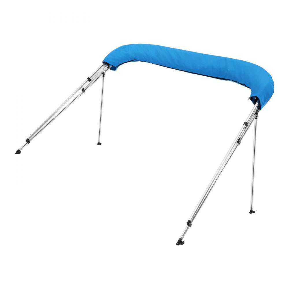 4 Bow 8'L×54"H ×67"-72"W - Durable Bimini Top with Quick Release Setup