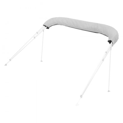 4BMN97103TENT - Durable 96"L Boat Bimini Awning Top in Light Grey