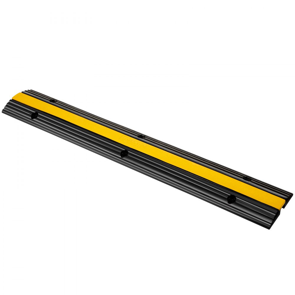 GXB4TZ1000X250X50 - Heavy-Duty 40'' Rubber Cable Protector Ramp, 22046 lbs Capacity