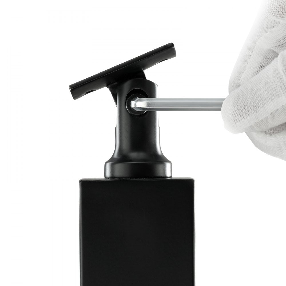 HR-002 - 36" Black Stainless Steel Cable Railing Post for Indoor/Outdoor Use