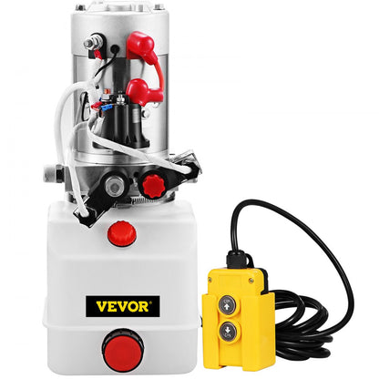 010732530224 - 4 Quart Double Acting Hydraulic Pump for Dump Trailers