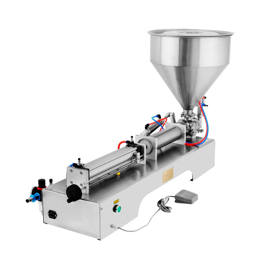 010368407162 - 50-500ml Stainless Steel Pneumatic Filling Machine with Anti-Drip Design