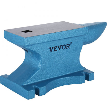 010545762687 - 55Lb Cast Iron Single Horn Anvil for Metalworking
