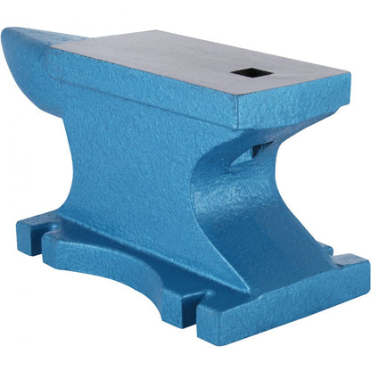 010545762687 - 55Lb Cast Iron Single Horn Anvil for Metalworking