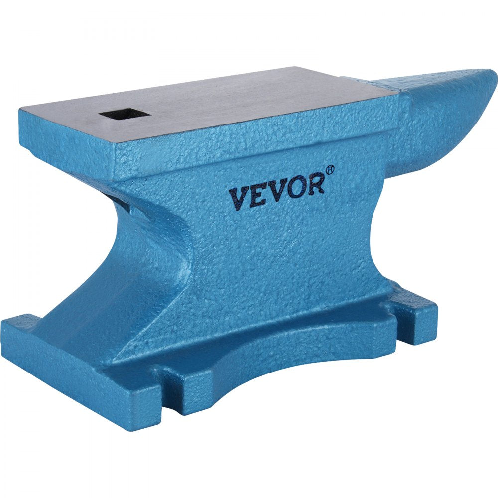010545762687 - 55Lb Cast Iron Single Horn Anvil for Metalworking