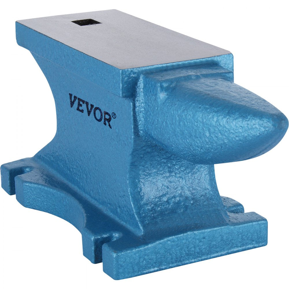010545762687 - 55Lb Cast Iron Single Horn Anvil for Metalworking
