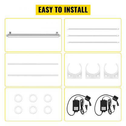 010567097197 - UV Sterilizer 12GPM Water Purifier with Extra Lamps & Easy Setup