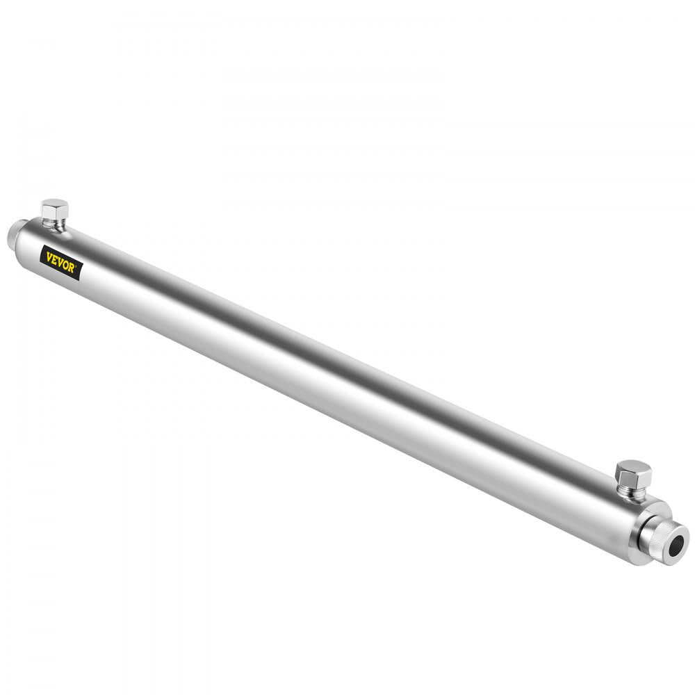 010681959070 - Efficient UV Water Purifier with Mounting Brackets and Glass Design