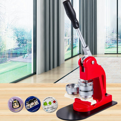 010198013884 - 58mm Button Badge Maker Kit with 500 Components