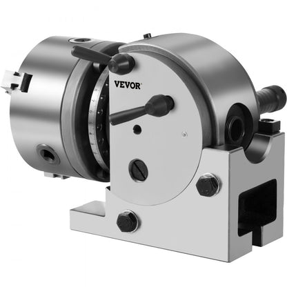 010916047453 - Precision 5-Inch Dividing Head with 3 Jaw Chuck