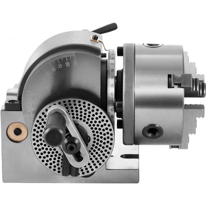 010916047453 - Precision 5-Inch Dividing Head with 3 Jaw Chuck
