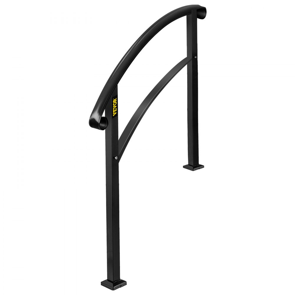 LTFSHS-5FT Sturdy Wrought Iron Outdoor Handrail for 5 Steps